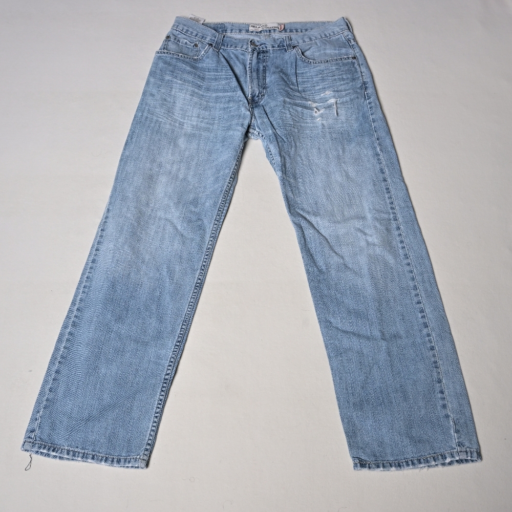 Levis 559 Jeans Mens 32x30 Blue Relaxed Straight Medium Wash Mid Rise Denim